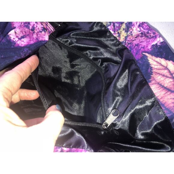 Leaf Print Drawstring Backpack Front Pocket‎ Casual Daypack - Picture 12 of 12